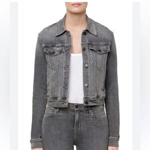 J brand Harlow button up shrunken jean jacket